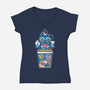 Derpy Noodles-Womens-V-Neck-Tee-krisren28