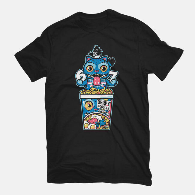 Derpy Noodles-Womens-Fitted-Tee-krisren28