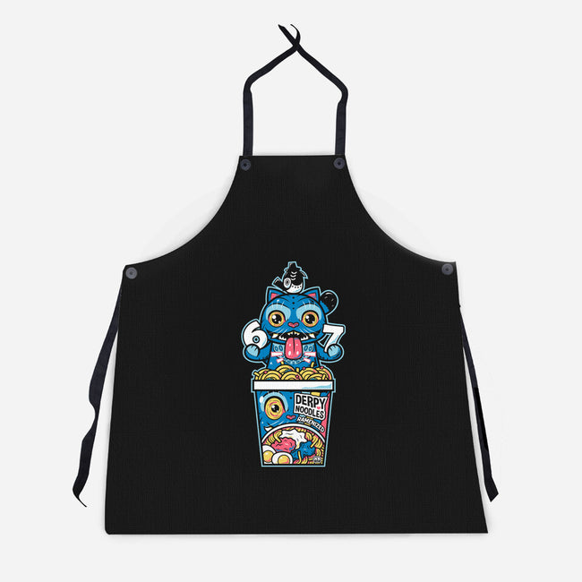 Derpy Noodles-Unisex-Kitchen-Apron-krisren28