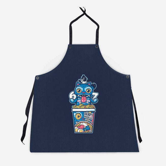 Derpy Noodles-Unisex-Kitchen-Apron-krisren28