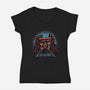 Back To Where It All Began-Womens-V-Neck-Tee-glitchygorilla