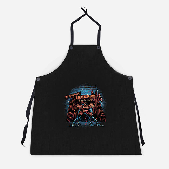 Back To Where It All Began-Unisex-Kitchen-Apron-glitchygorilla