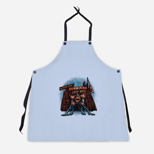 Back To Where It All Began-Unisex-Kitchen-Apron-glitchygorilla