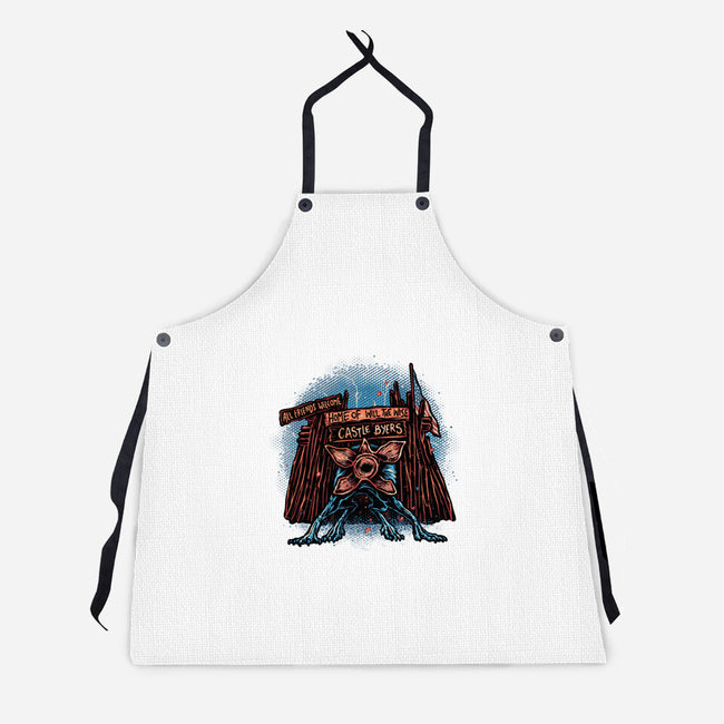 Back To Where It All Began-Unisex-Kitchen-Apron-glitchygorilla