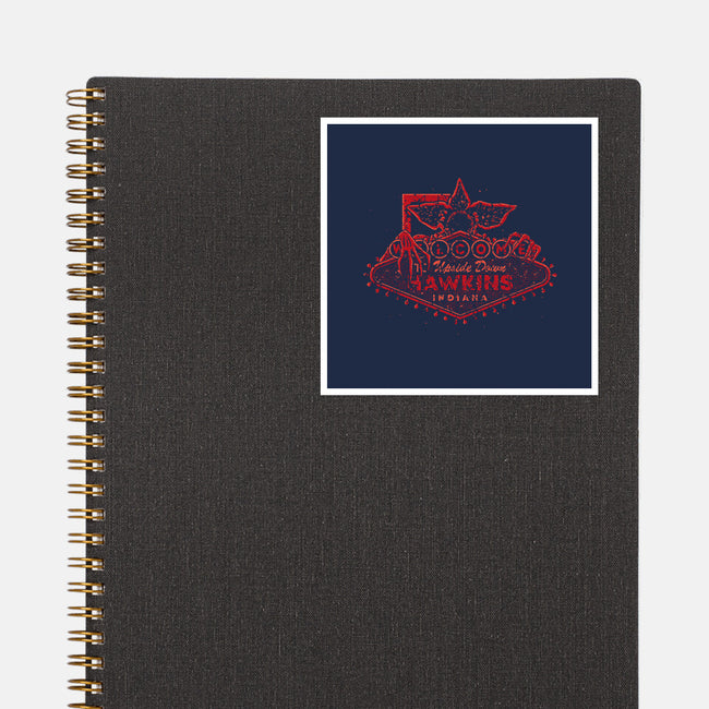 Welcome To Hawkins Indiana-None-Glossy-Sticker-retrodivision