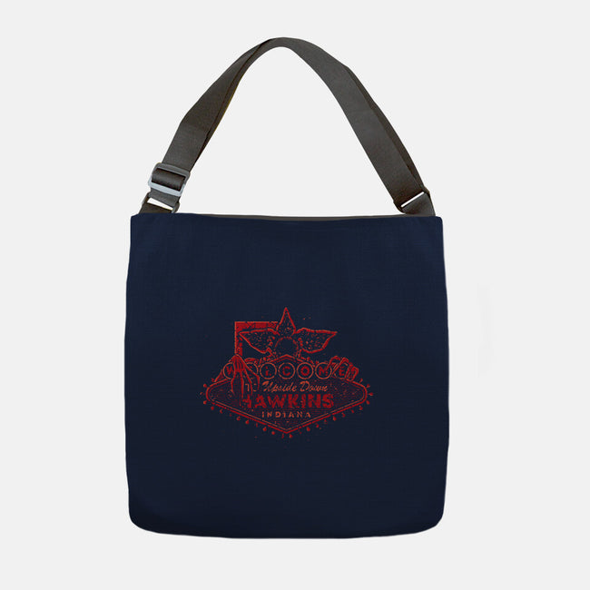 Welcome To Hawkins Indiana-None-Adjustable Tote-Bag-retrodivision