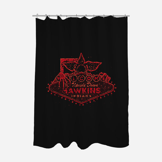 Welcome To Hawkins Indiana-None-Polyester-Shower Curtain-retrodivision