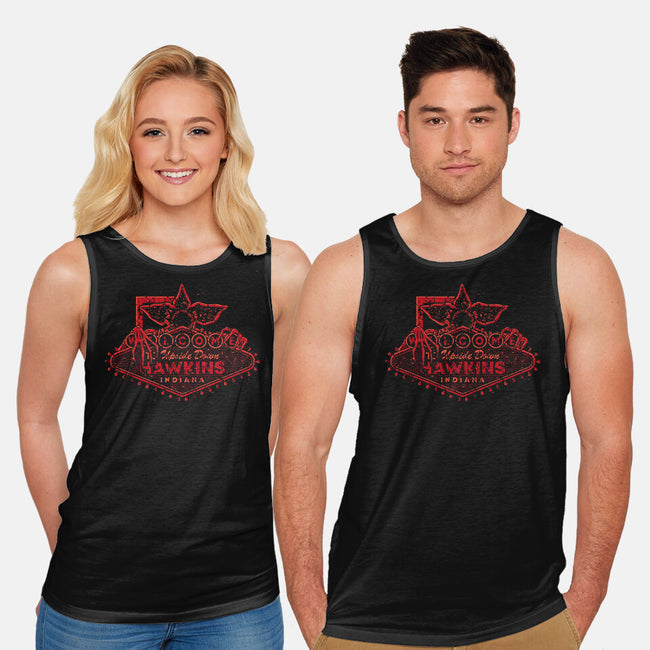 Welcome To Hawkins Indiana-Unisex-Basic-Tank-retrodivision