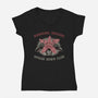 Upside Down Club-Womens-V-Neck-Tee-glitchygorilla
