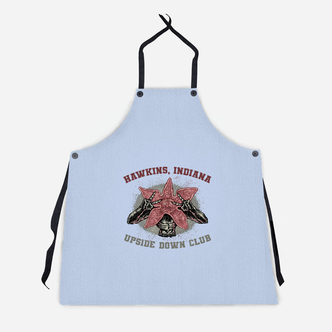 Upside Down Club-Unisex-Kitchen-Apron-glitchygorilla