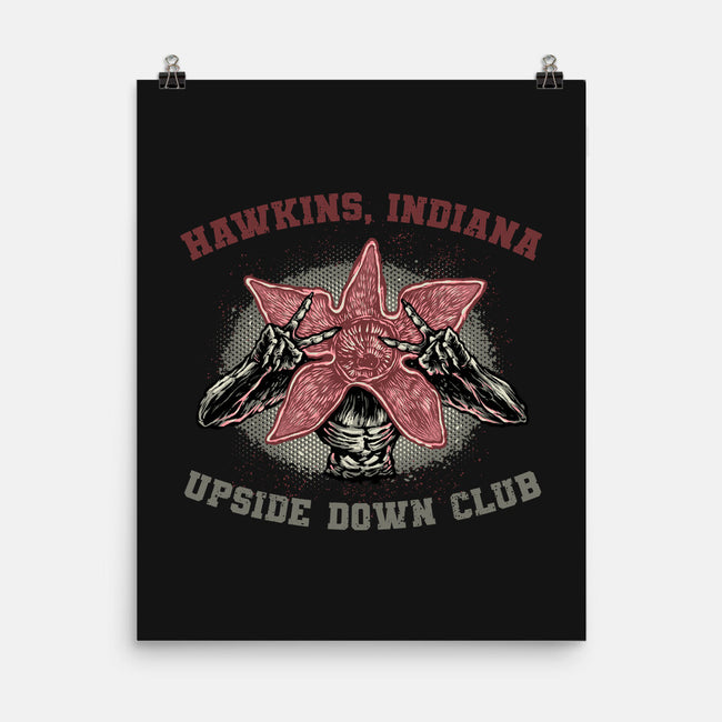 Upside Down Club-None-Matte-Poster-glitchygorilla