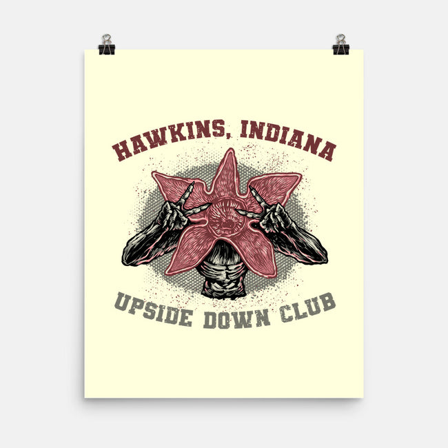 Upside Down Club-None-Matte-Poster-glitchygorilla