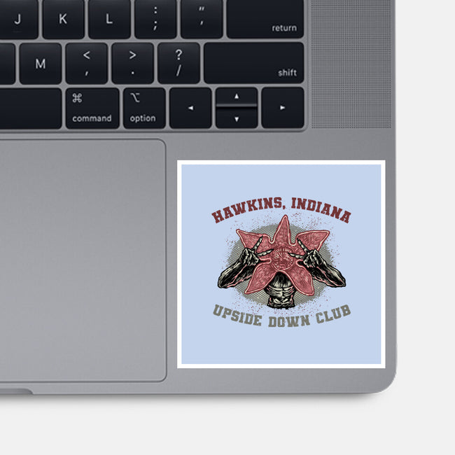 Upside Down Club-None-Glossy-Sticker-glitchygorilla