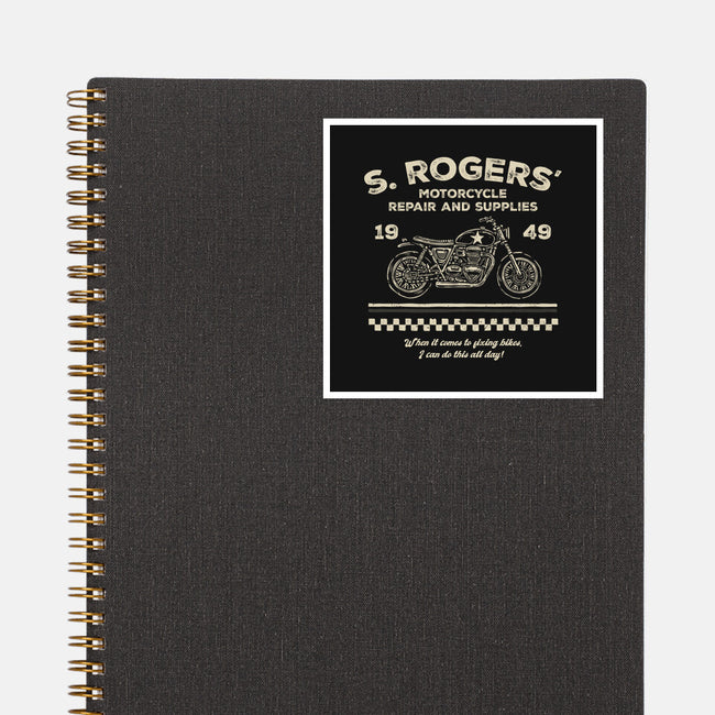 Rogers Motorcycle Repair-None-Glossy-Sticker-glitchygorilla