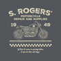 Rogers Motorcycle Repair-Unisex-Crew Neck-Sweatshirt-glitchygorilla