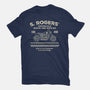 Rogers Motorcycle Repair-Womens-Basic-Tee-glitchygorilla
