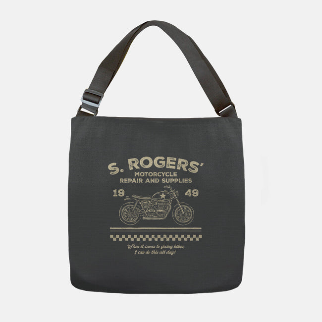 Rogers Motorcycle Repair-None-Adjustable Tote-Bag-glitchygorilla