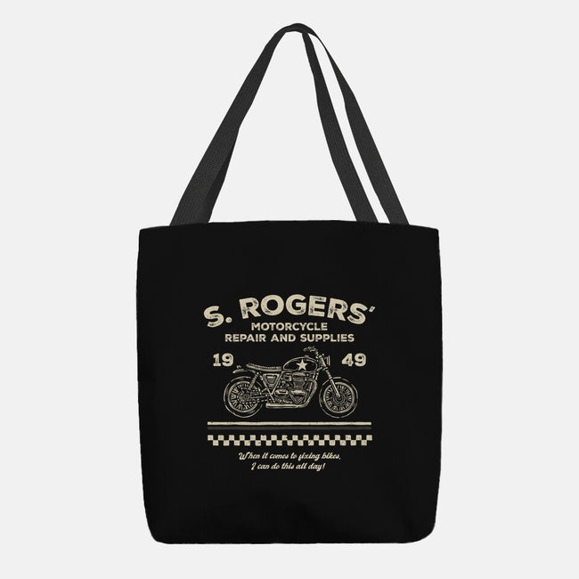 Rogers Motorcycle Repair-None-Basic Tote-Bag-glitchygorilla