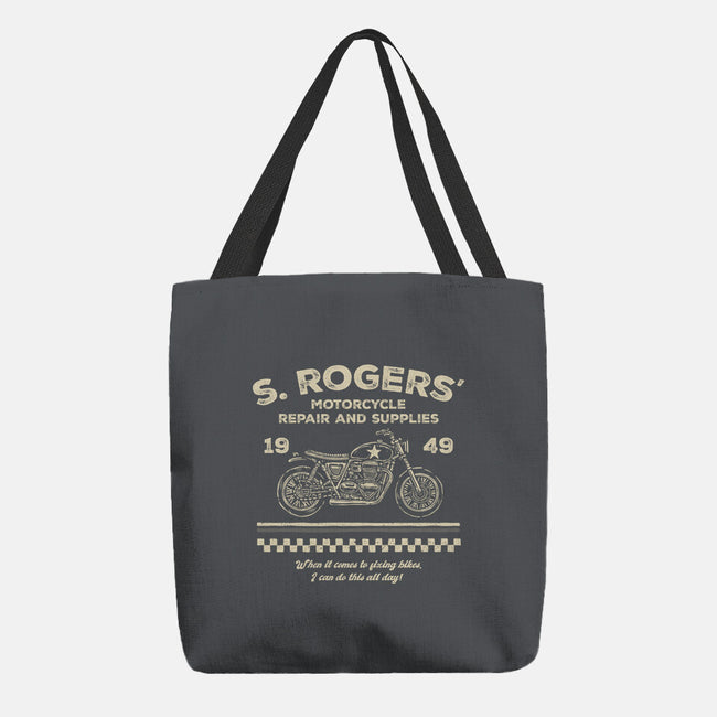 Rogers Motorcycle Repair-None-Basic Tote-Bag-glitchygorilla
