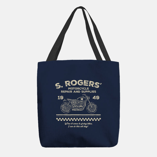 Rogers Motorcycle Repair-None-Basic Tote-Bag-glitchygorilla