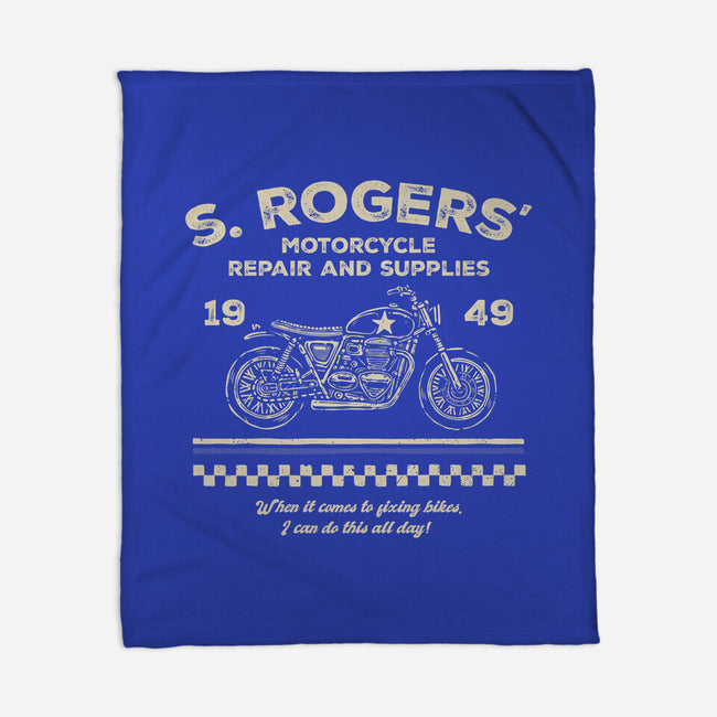 Rogers Motorcycle Repair-None-Fleece-Blanket-glitchygorilla