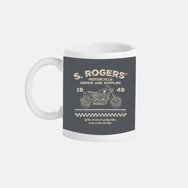 Rogers Motorcycle Repair-None-Mug-Drinkware-glitchygorilla