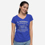 Rogers Motorcycle Repair-Womens-V-Neck-Tee-glitchygorilla