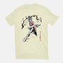 The Kicking Beauty Sumi-E-Mens-Basic-Tee-Astrobot Invention