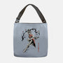 The Kicking Beauty Sumi-E-None-Adjustable Tote-Bag-Astrobot Invention