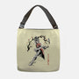 The Kicking Beauty Sumi-E-None-Adjustable Tote-Bag-Astrobot Invention
