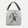 The Kicking Beauty Sumi-E-None-Adjustable Tote-Bag-Astrobot Invention