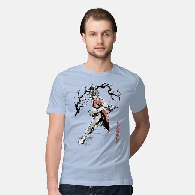 The Kicking Beauty Sumi-E-Mens-Premium-Tee-Astrobot Invention