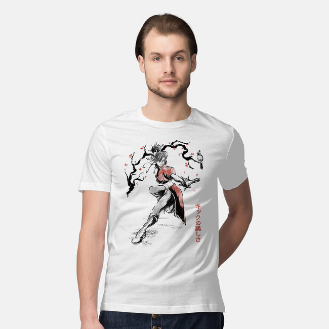 The Kicking Beauty Sumi-E-Mens-Premium-Tee-Astrobot Invention
