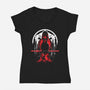 Shadow Lord-Womens-V-Neck-Tee-zascanauta