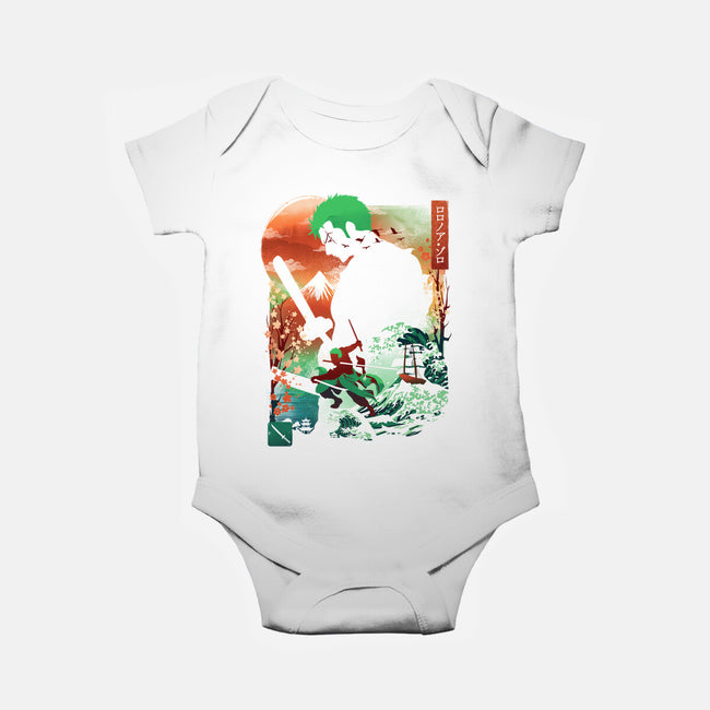 Ukiyo Master Swordman-Baby-Basic-Onesie-dandingeroz