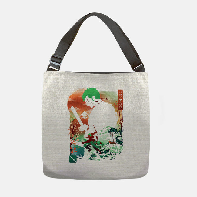 Ukiyo Master Swordman-None-Adjustable Tote-Bag-dandingeroz