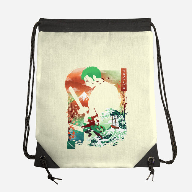 Ukiyo Master Swordman-None-Drawstring-Bag-dandingeroz