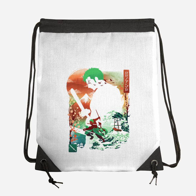 Ukiyo Master Swordman-None-Drawstring-Bag-dandingeroz