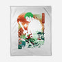 Ukiyo Master Swordman-None-Fleece-Blanket-dandingeroz