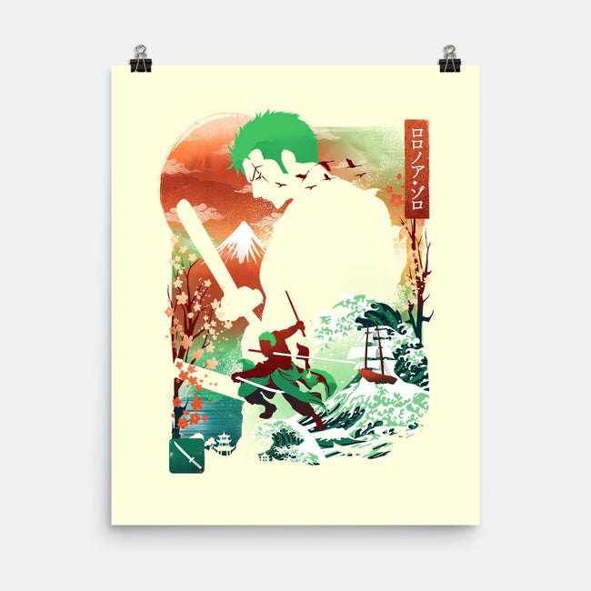 Ukiyo Master Swordman-None-Matte-Poster-dandingeroz