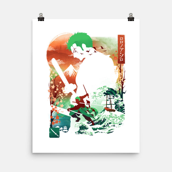 Ukiyo Master Swordman-None-Matte-Poster-dandingeroz