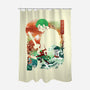 Ukiyo Master Swordman-None-Polyester-Shower Curtain-dandingeroz