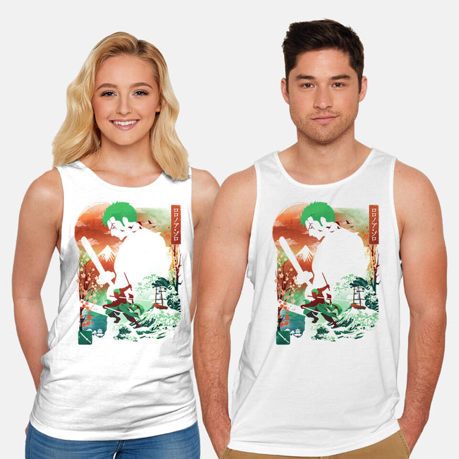 Ukiyo Master Swordman-Unisex-Basic-Tank-dandingeroz