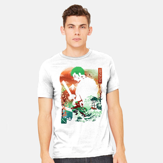 Ukiyo Master Swordman-Mens-Heavyweight-Tee-dandingeroz