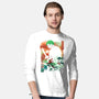 Ukiyo Master Swordman-Mens-Long Sleeved-Tee-dandingeroz