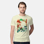 Ukiyo Master Swordman-Mens-Premium-Tee-dandingeroz
