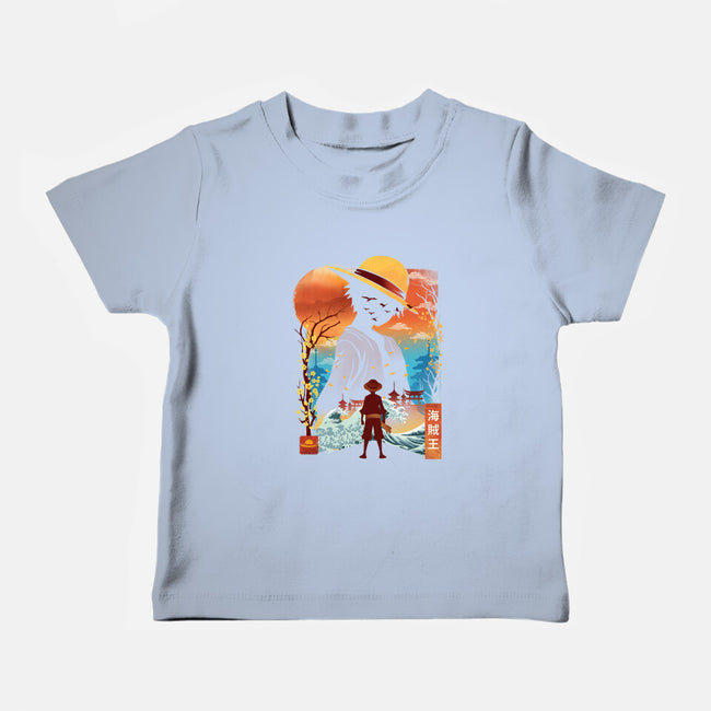 Ukiyo King Pirate-Baby-Basic-Tee-dandingeroz