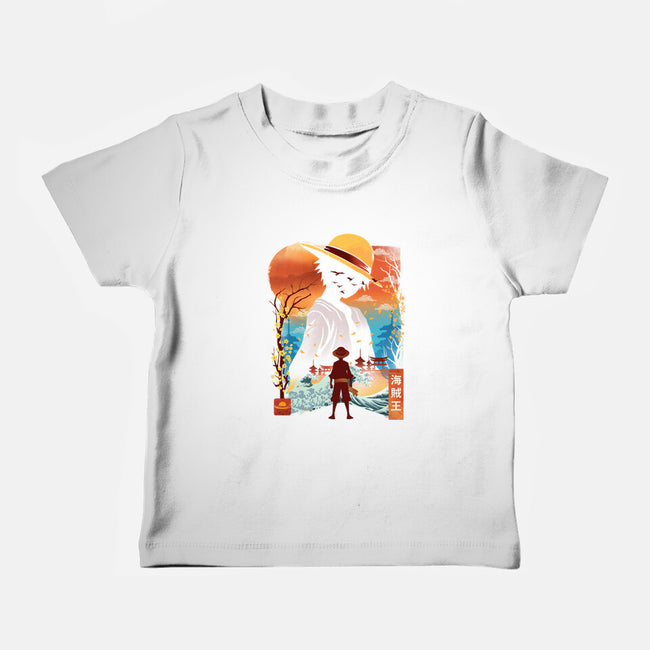 Ukiyo King Pirate-Baby-Basic-Tee-dandingeroz