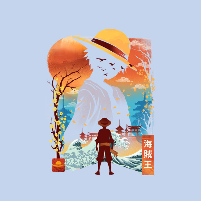 Ukiyo King Pirate-None-Glossy-Sticker-dandingeroz