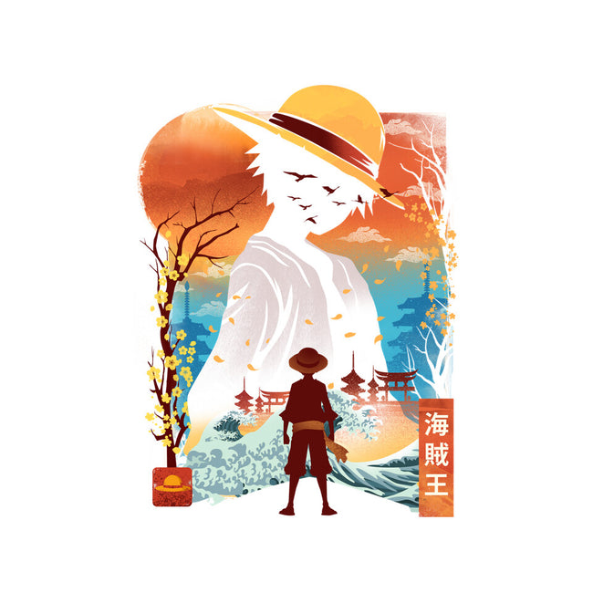 Ukiyo King Pirate-None-Glossy-Sticker-dandingeroz